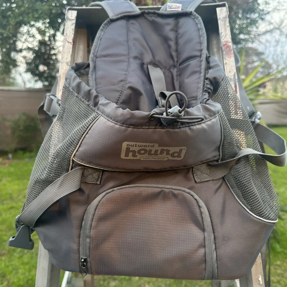 Outward Hound Gray Dog Carrier for Travel